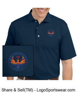 Port Authority Men's Rapid Dry Polo Design Zoom
